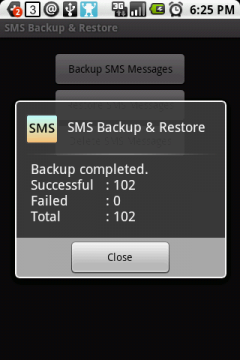 Backup & Restore Messages